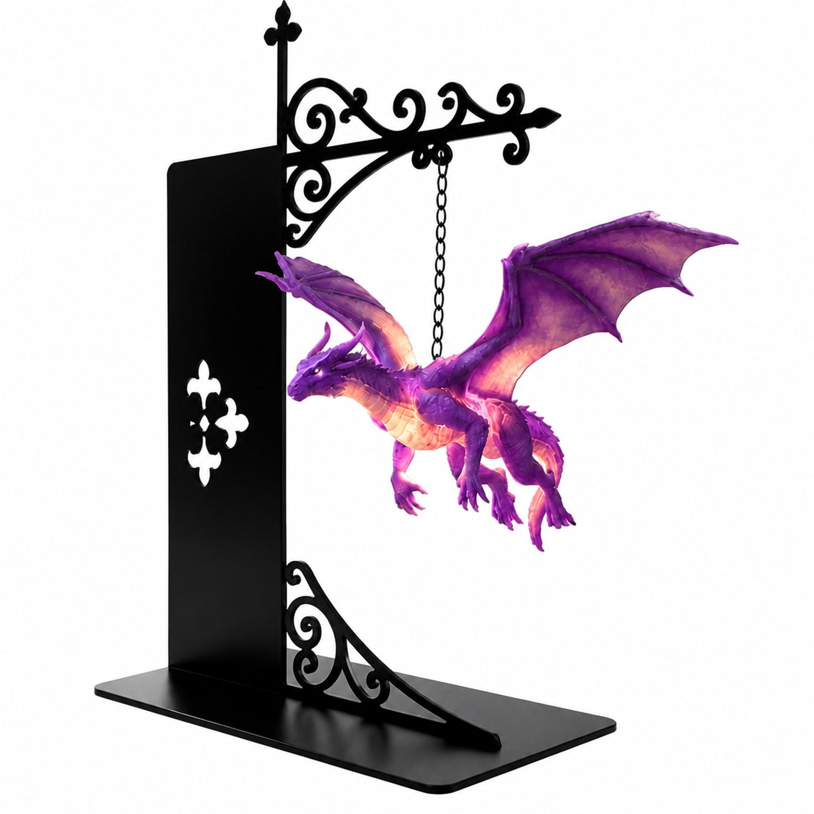 Bookshelf - Pływająca lampa w kształcie smoka na