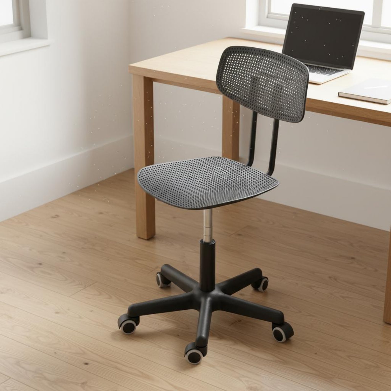 Office Chair - Regulowane krzesło biurowe na kółkach, oddychające,