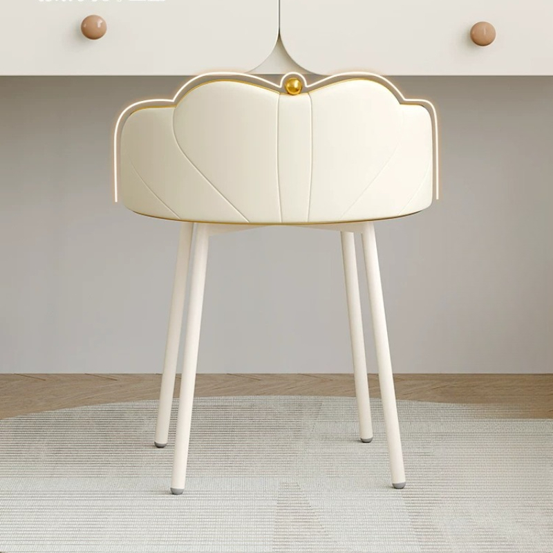 Office Stool - Obracany taboret do toaletki, nowoczesny, do