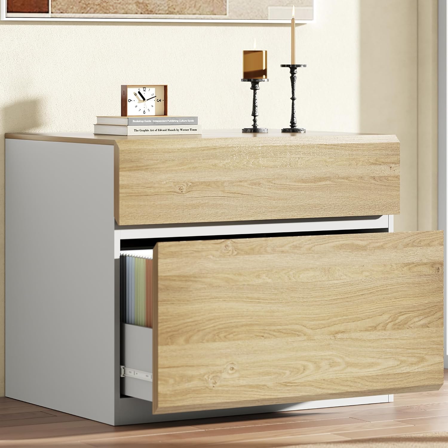 Printer Stand - Szafka na dokumenty z 2 szufladami