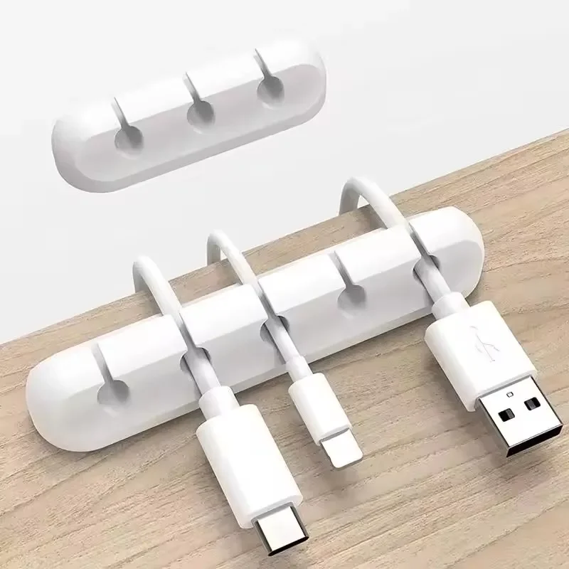 Desk Organizer - Silikonowy organizer do kabli USB, zwijacz