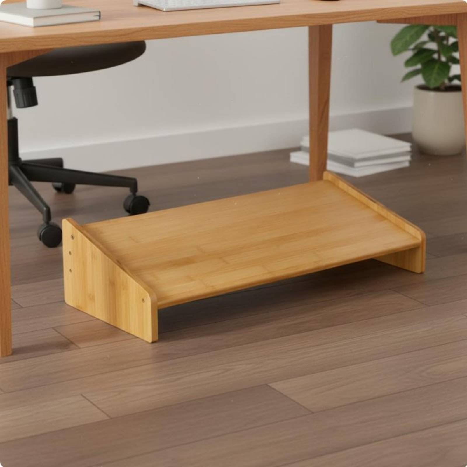 Podnóżek pod biurko z szeroką  – Office Stool recenzja i cena