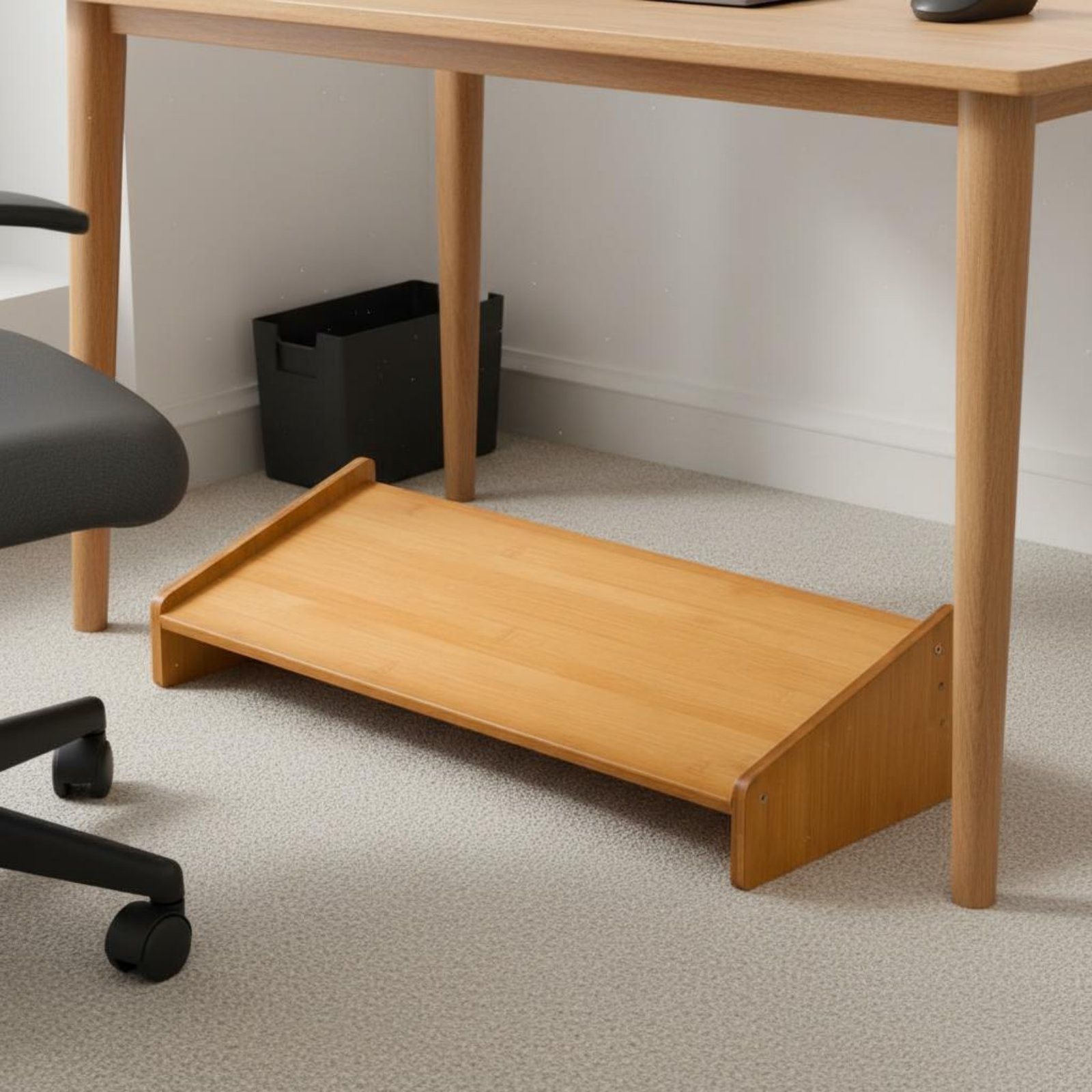 Podnóżek pod biurko z szeroką  – Office Stool recenzja i cena