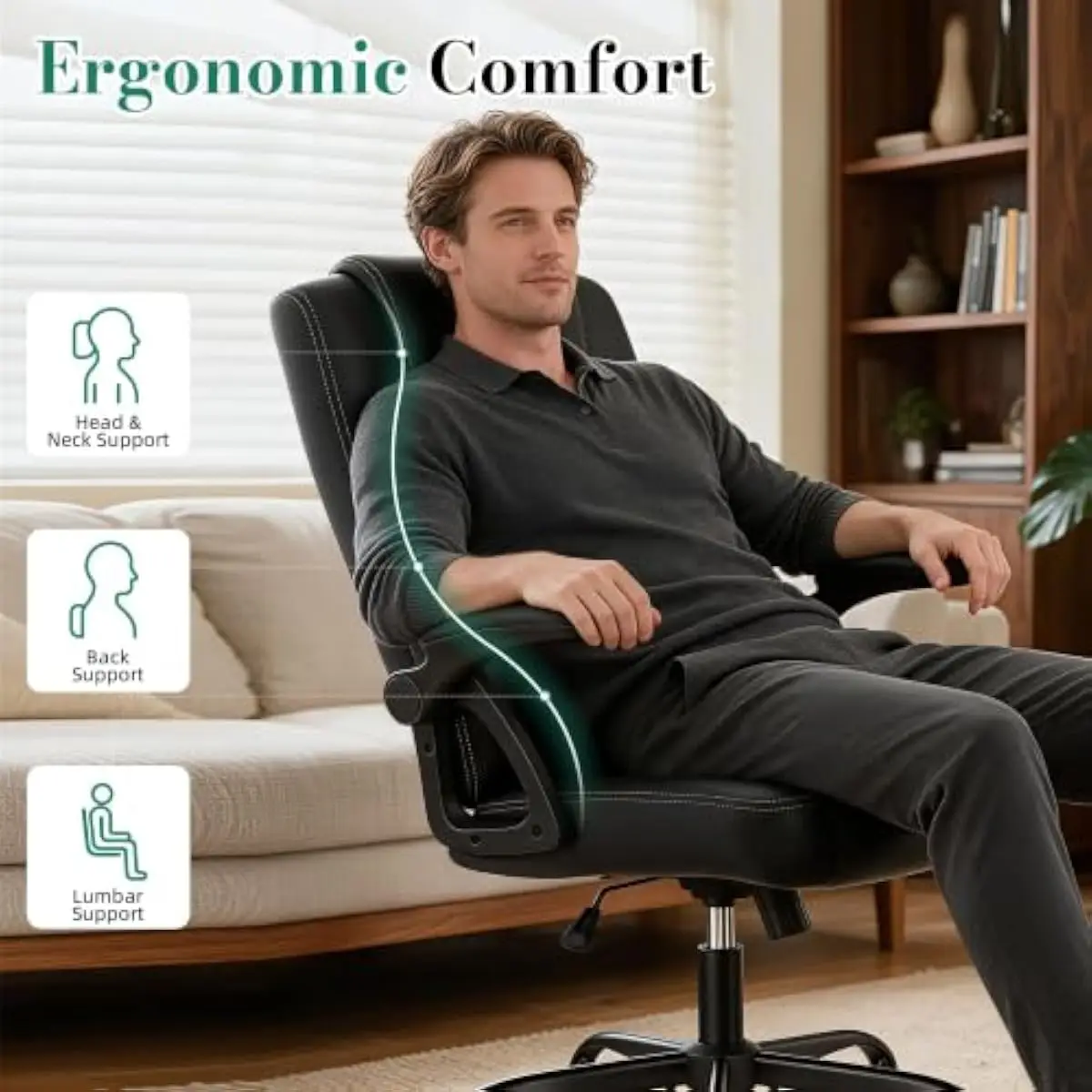 Ergonomiczne krzesło biurowe d – Office Chair recenzja i cena