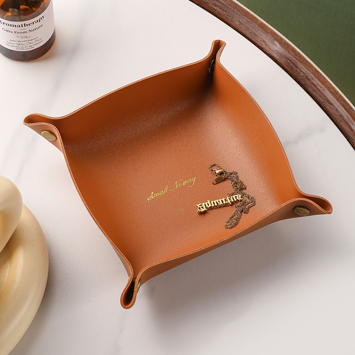 Skórzana taca do przechowywani – Desk Organizer recenzja i cena