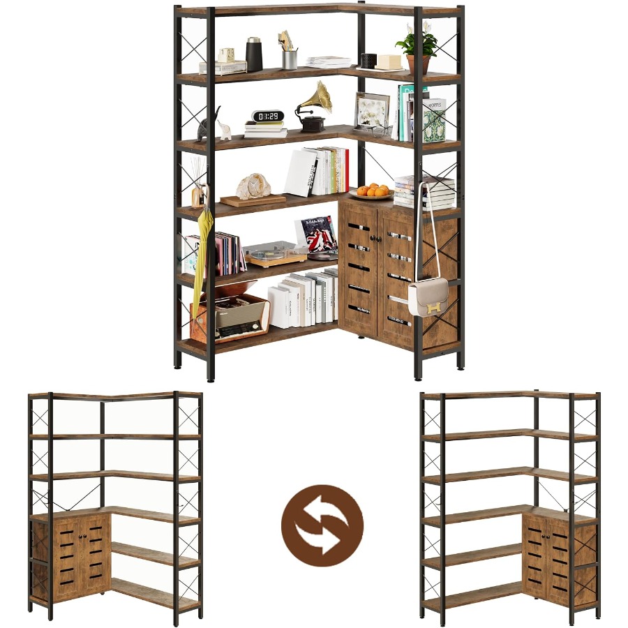 6-półkowa narożna biblioteczka – Bookshelf recenzja i cena