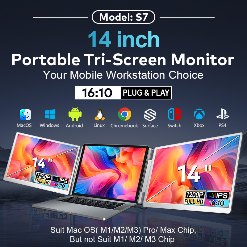 Przenośny monitor LCD z dwoma  – Monitor Stand recenzja i cena