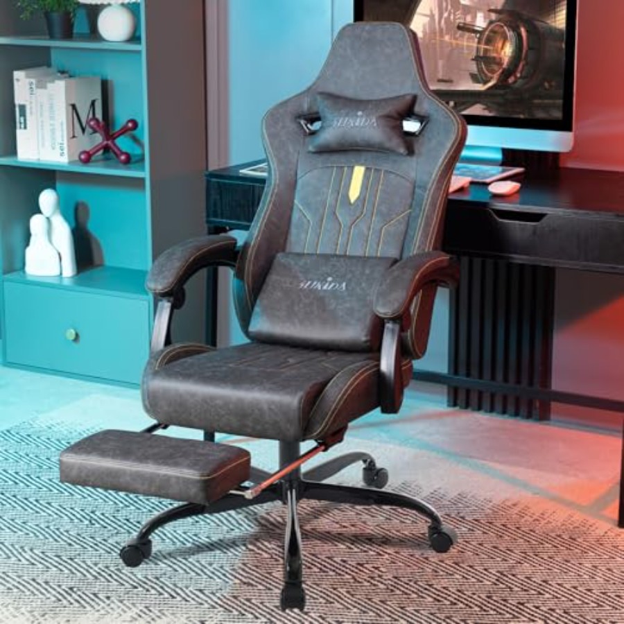 Krzesło do gier z podnóżkiem,  – Office Chair Cushion recenzja i cena