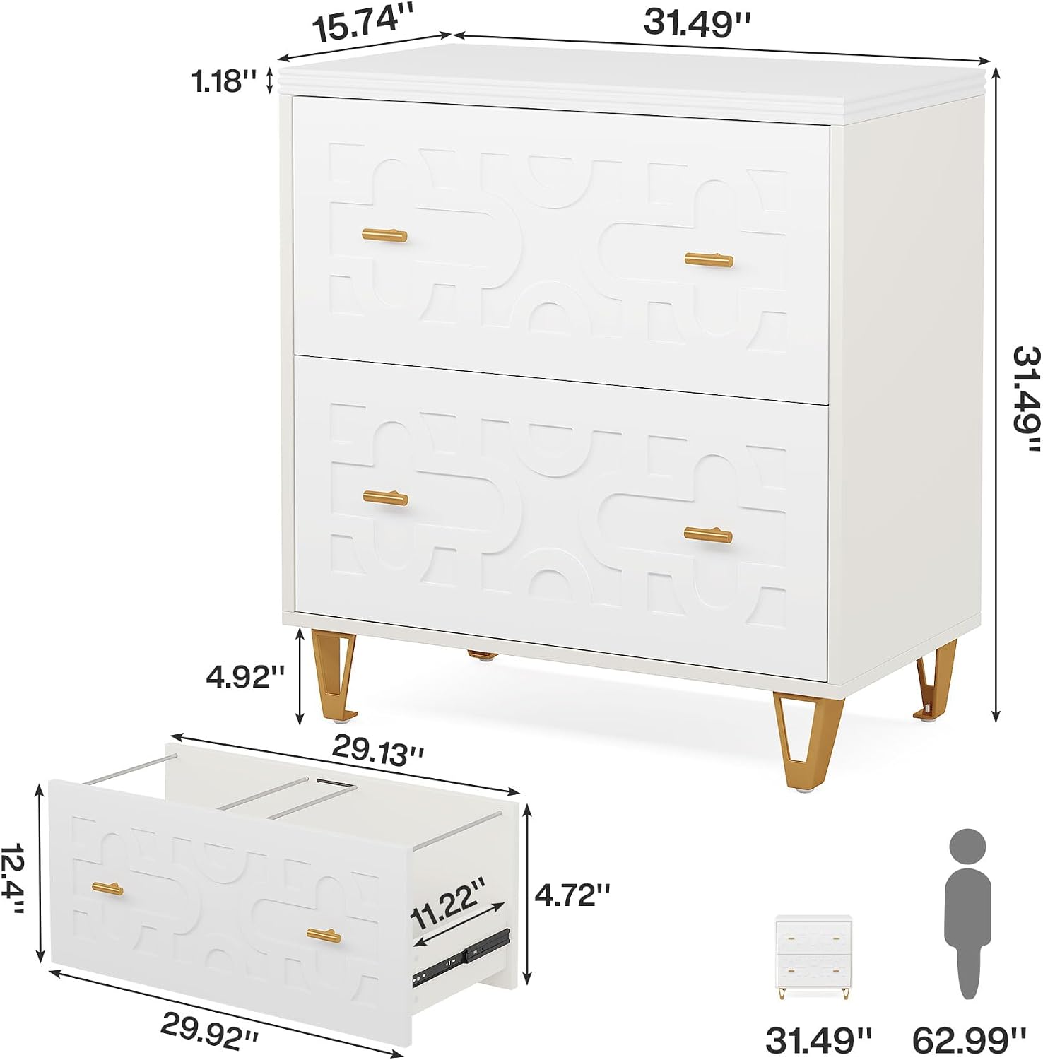Szafka na dokumenty z 2 szufla – Printer Stand recenzja i cena