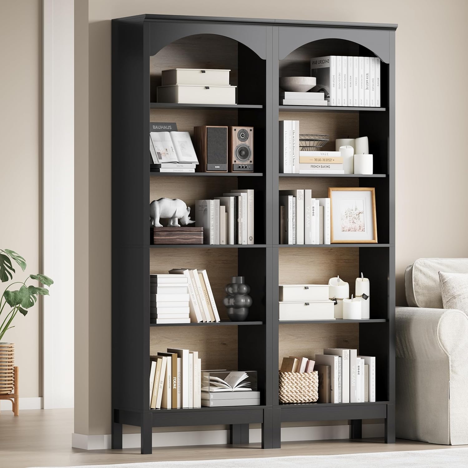 Łukowata półka na książki z 5  – Bookshelf recenzja i cena