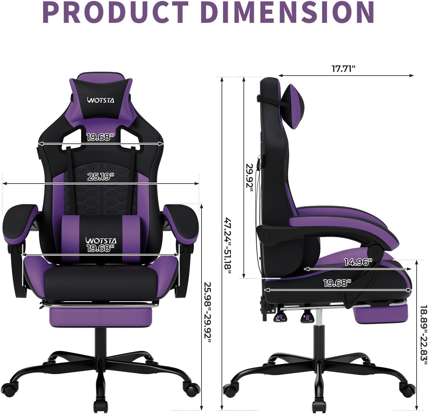 Krzesło do gier z funkcją masa – Office Chair recenzja i cena